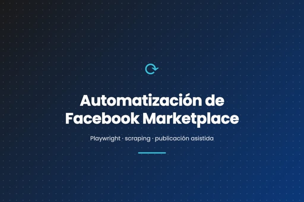 Automatización de Facebook Marketplace